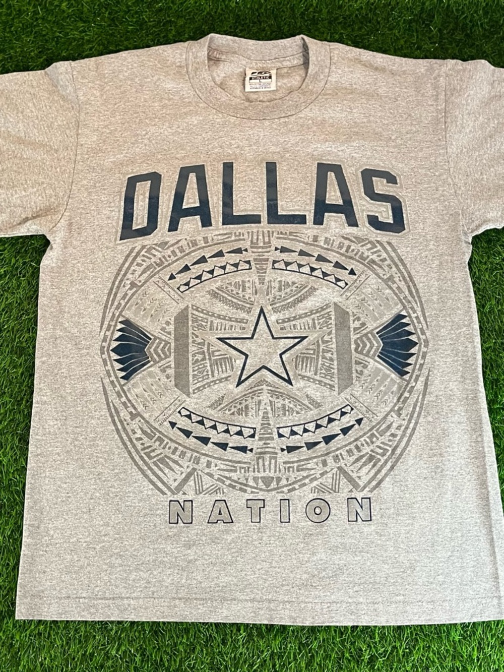 Vintage 90s Y2K Pro Athletic NFL Dallas Cowboys We Dem Boyz Gray T-Shirt Mens L